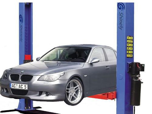 双柱汽车升降平台 - G2 series - Guangdong Jingzhongjing Industrial Painting Equipments Co., Ltd. - 液压 / 车用 / 220伏