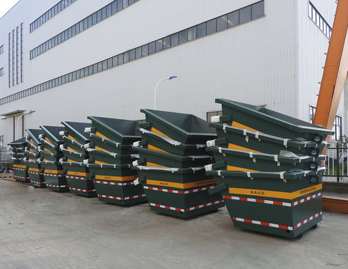 可叠放废料箱 - Hero Equipment (Yangzhou) Co., Ltd. - 钢 / 用于工业废料 / 开放式