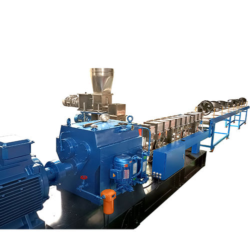 宠物食品食品挤压机 - TSE-75 - Nanjing Haisi Extrusion Equipment Co., Ltd. - 平行双螺杆 / 紧凑型