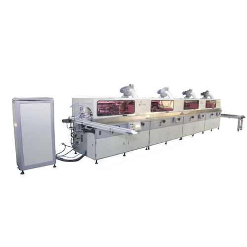 自动丝印机 - YD-SPA102/4C - Dongguan Yaodong Machinery Manufacturing Co., Ltd. - 彩色 / 塑料瓶 / 紫外线固化系统