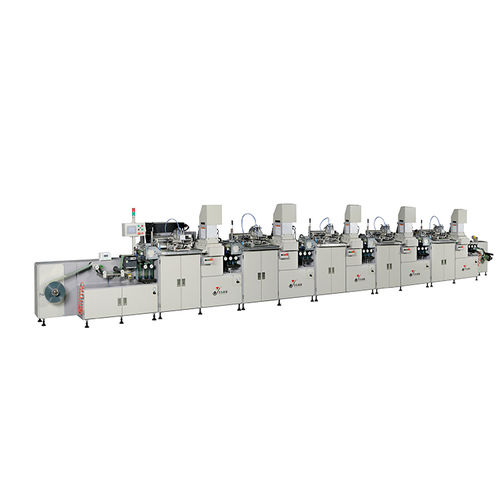 自动丝印机 - YD-SPA/F300R-5C - Dongguan Yaodong Machinery Manufacturing Co., Ltd. - 5色 / 用于标签 / 模块化