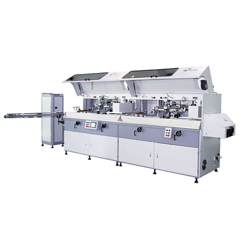自动丝印机 - YD-SPA102/2C - Dongguan Yaodong Machinery Manufacturing Co., Ltd. - 双色 / 塑料瓶 / 紫外线固化系统