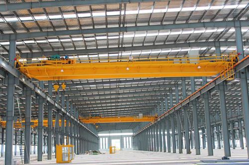 双梁桥式起重机 - Henan Kuangshan Crane Co., Ltd. - 带提升机 / 用于仓库 / 轻型