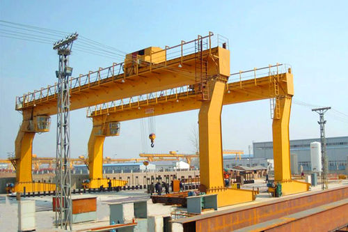 轨道龙门吊 - Henan Kuangshan Crane Co., Ltd. - 用于车间 / 用于仓库 / 单梁