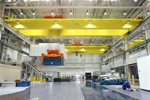 双梁桥式起重机 - Henan Kuangshan Crane Co., Ltd. - 铝制 / 轻载 / 用于仓库