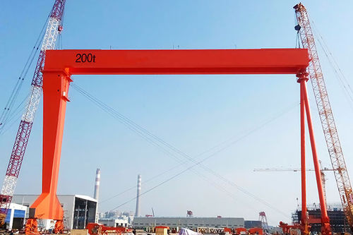 轨道龙门吊 - Henan Kuangshan Crane Co., Ltd. - 用于船舶建造 / 钢