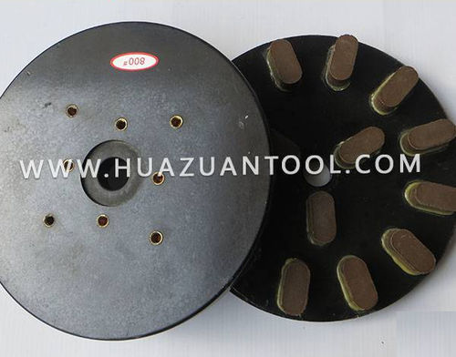 表面处理砂轮 - Fujian Quanzhou Huazuan Diamond Tools Co., Ltd. - 圆柱 / 树脂结合剂金刚石 / 用于混凝土