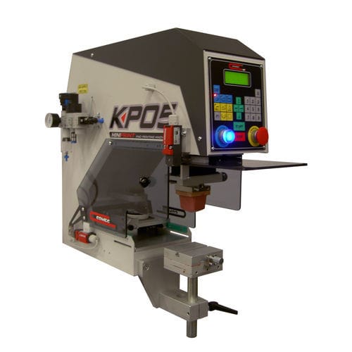 密封式墨盒移印机 - MINIPRINT KP05 1C - COMEC ITALIA - 单色 / 纺织工业 / 电动压气