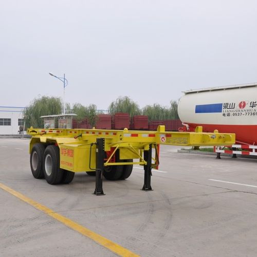 集装箱运输半挂车 - Shandong Liangshan Huayu Group Auto Manufactory Co., Ltd. - 骨架式 / 双车轴 / 牵引式