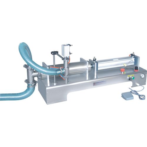 半自动灌装机 - G1WGDB - Zhejiang Haizhou Packing Machine Co., Ltd. - 脚踏式 / 瓶子 / 液体