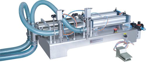 半自动灌装机 - G2WYF100-5000  - Zhejiang Haizhou Packing Machine Co., Ltd. - 瓶子 / 用于液体 / 食品工业
