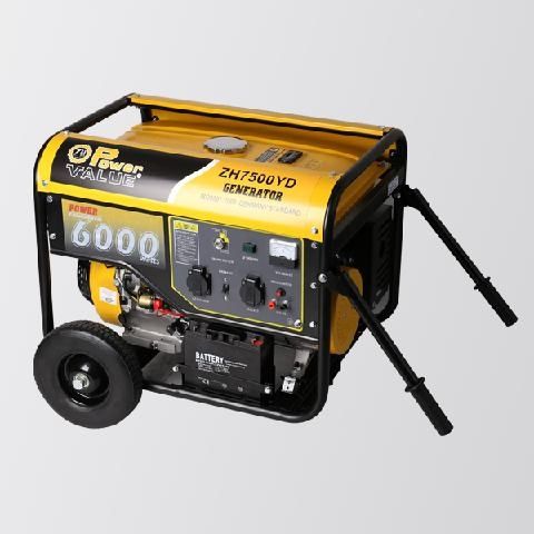 汽油机发电机组 - ZH7500YD - Taizhou Genour Power Machinery Co., Ltd. - 单相 / 50 Hz / 风冷式