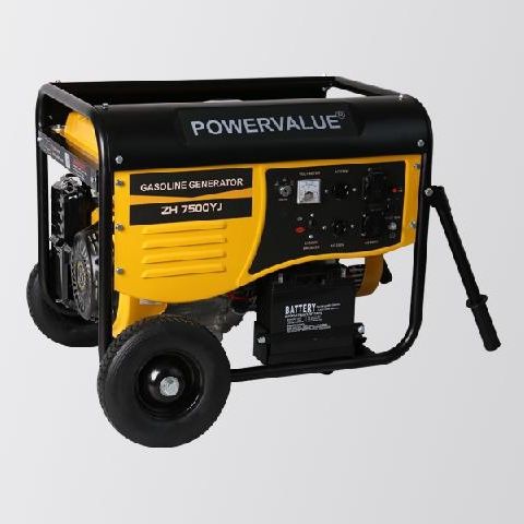 汽油机发电机组 - ZH7500YJ - Taizhou Genour Power Machinery Co., Ltd. - 单相 / 50 Hz / 风冷式