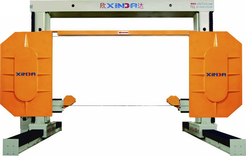 固定锯床 - KXJ-LY-2500 - Yunfu City Xinda Machinery Co., Ltd. - 金刚石线 / 卧式 / 石头和混凝土用