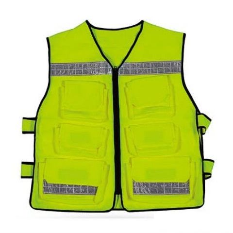 工作背心 - SV-004 - Wuhan Jackwin Industrial Co., Ltd. - 建筑工地 / 男女通用 / 黄色