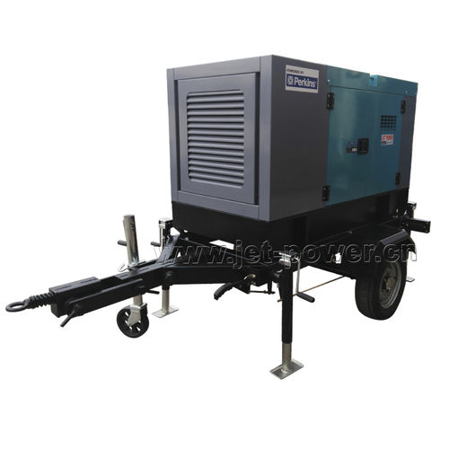 柴油发电机组 - Fuzhou Jet Electric Machinery Co., Ltd. - 三相 / 挂车式 / 工业