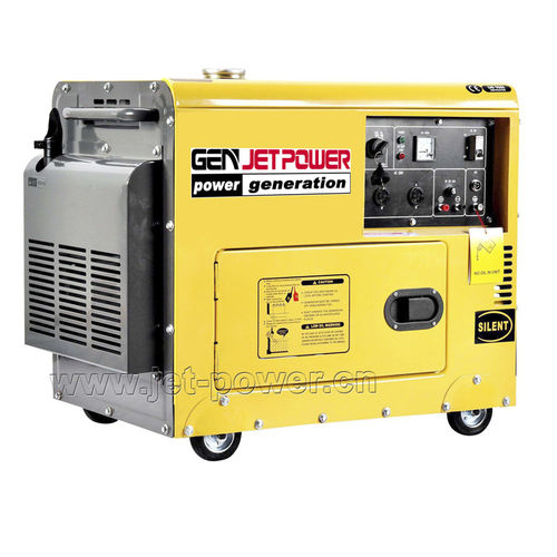 柴油发电机组 - JDE series - Fuzhou Jet Electric Machinery Co., Ltd. - 单相 / 带轮 / 50 Hz