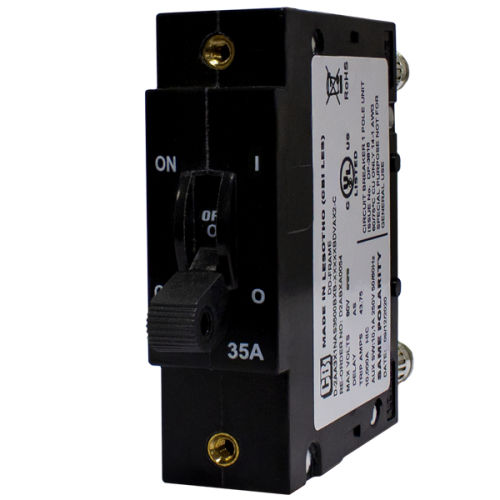 液压电磁断路器 - D2P series - CBI-electric: low voltage - 直流 / 模块化 / 手动复位