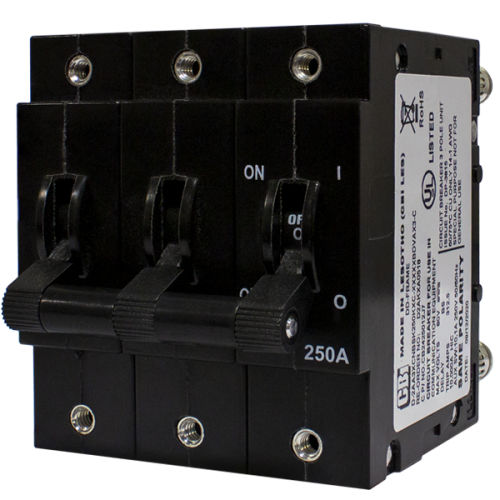 液压电磁断路器 - D2P series - CBI-electric: low voltage - 直流 / 3极 / 大电流