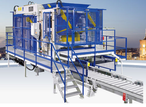 混凝土铺路砌块生产机 - Zenith 844SC - Quangong Machinery Co., Ltd. - 自动