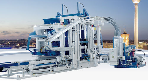混凝土铺路砌块生产机 - ZN series - Quangong Machinery Co., Ltd. - 固定