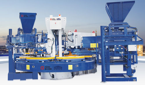 液压机 - HP-1200T  - Quangong Machinery Co., Ltd. - 成形 / 用于混凝土 / 旋转台式