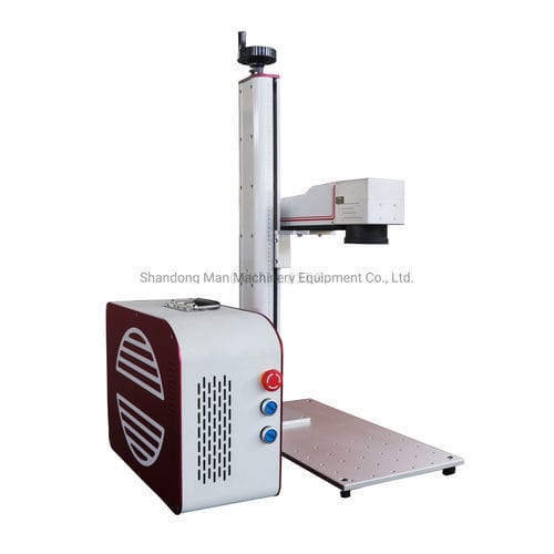 光纤激光雕刻打标机 - MAN-30w - Shandong Man Machinery Equipment Co., Ltd. - 金属 / 风冷式 / 高速