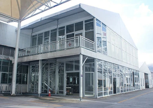 可拆卸帐篷 - Double - Guangzhou Yijin Aluminium Co., Ltd. - 模块化 / 可运输 / 防火