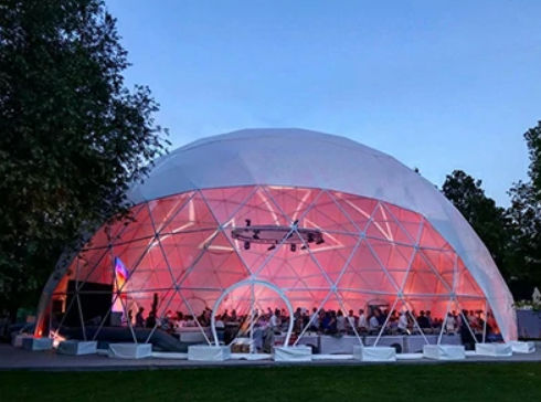 商用帐篷 - Geodesic  - Guangzhou Yijin Aluminium Co., Ltd. - 移动式 / 多功能 / 可拆卸
