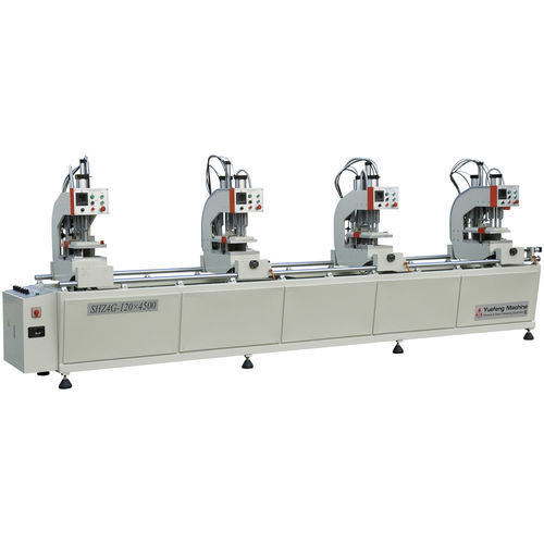 PLC控制焊接机 - SHZ4G-120×4500 - JINAN YUEFENG MACHINERY CO., LTD. - 落地式 / 用于PVC / 380V三相