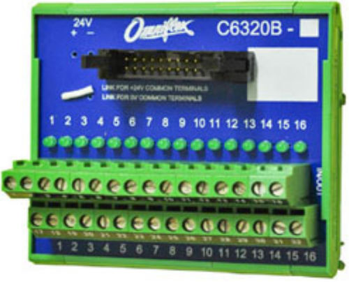 DIN导轨接线端子 - C6320B-1 - Omniflex - 螺钉连接 / 用于继电器 / 塑料
