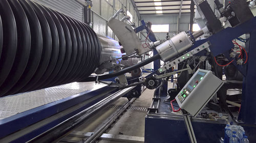 螺旋管管道挤出生产线 - PSW-4000  - Eagle Machinery Co., Ltd. - 多层 / 高流量 / 波纹管