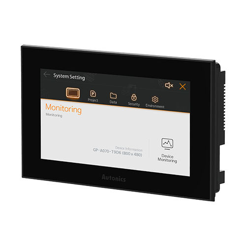 TFT LCD显示板 - GP-A070 series - Autonics - 电阻式触摸屏 / 图像 / 彩色