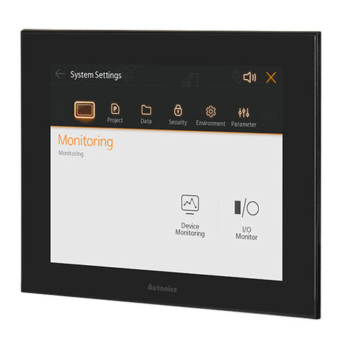 集成HMI的可编程控制器 - LP-A104 series - Autonics - 内置I/O / CAN总线 / RS485
