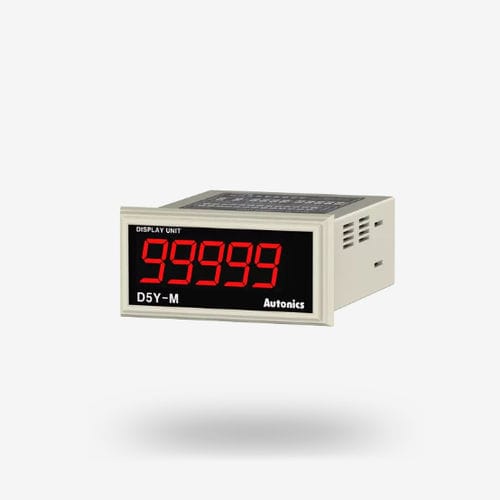 LED式显示屏 - D5Y/D5W series - Autonics - 字母数字 / 5位显示 / 7分区