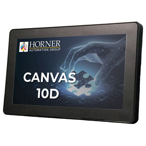 HMI触摸屏式可编程控制器 - Canvas 10D - Horner Automation - 面板安装 / 内置I/O / 模拟输入