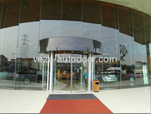 圆弧滑动门 - vz - Ningbo VEZE Automatic Door Co., Ltd. - 铝框架 / 釉面 / 室内
