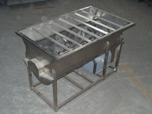 螺带式搅拌机 - SJB - SHAOXING WALLEY FOOD MACHINERY CO., LTD. - 分批 / 蔬菜 / 双