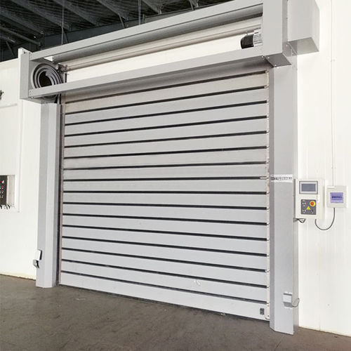 铝框架门 - YUOU (LUOYANG) DOORS AND WINDOWS TECHNOLOGY CO., LTD. - 卷式 / 工业 / 用于室外