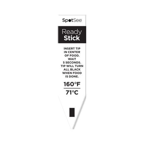 视觉温度计 - ReadyStick - SpotSee - 插入型 / 用于食品 / 一次性