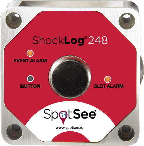 温度数据采集器 - ShockLog® 248 - SpotSee - 湿度 / 频率 / 加速度
