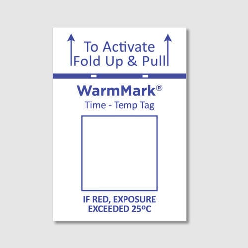 发货标签 - WarmMark  - SpotSee - 粘贴式 / 用于食品 / 用于化学品