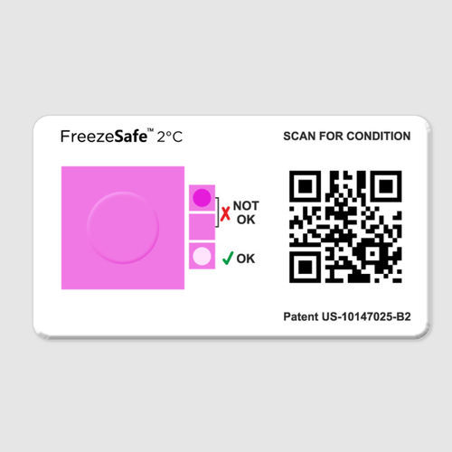 温度指示器 - FreezeSafe™ - SpotSee - 标签 / 食品行业 / 制药应用