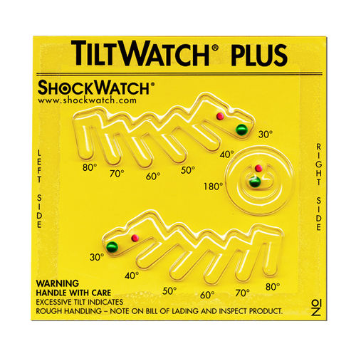 倾斜式指示器 - TiltWatch® Plus  - SpotSee - 标签 / 易安装 / 不可逆