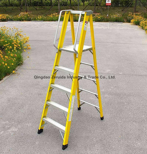 玻璃钢梯子 - ZRDT-3004 - Qingdao Zeruida Industry & Trade Co., Ltd. - 折叠式 / 平台