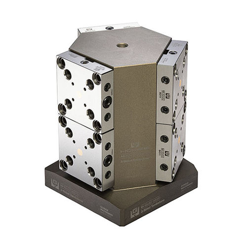 集成式零点夹紧系统 - M-52x52(9333)+6x8011 - HOMGE MACHINERY IND. CO., LTD. - 标准 / 紧凑型 / 快速