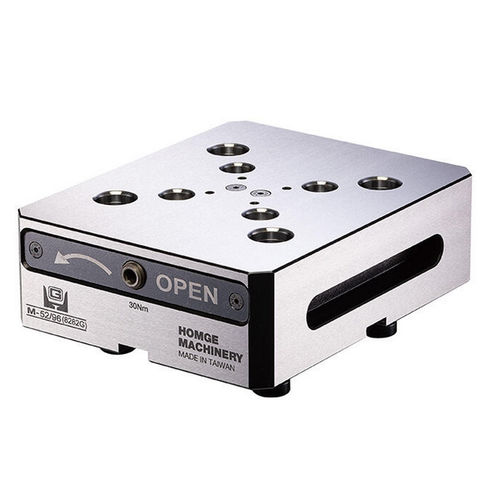 零点定心夹紧系统 / 板式 - M-52/96 series - HOMGE MACHINERY IND. CO., LTD. - 模块化 / 机械 / 用于机床