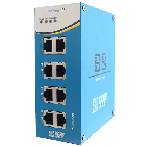 工业以太网交换机 - PROmesh B8 - Indu-Sol GmbH - 管理型 / 8端口 / EtherNet/IP