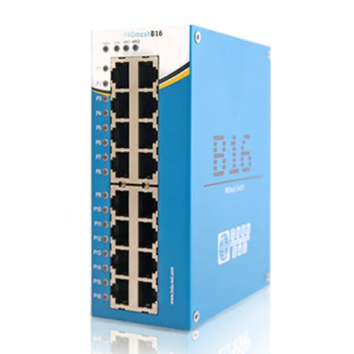 工业以太网交换机 - PROmesh B16 - Indu-Sol GmbH - 管理型 / 16 端口式 / ProfiNet