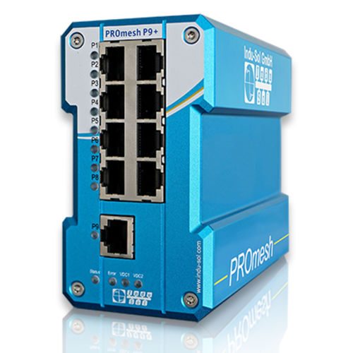 工业自动性以太网交换机 - PROmesh P9+ - Indu-Sol GmbH - 管理型 / 9 个接口 / EtherNet/IP